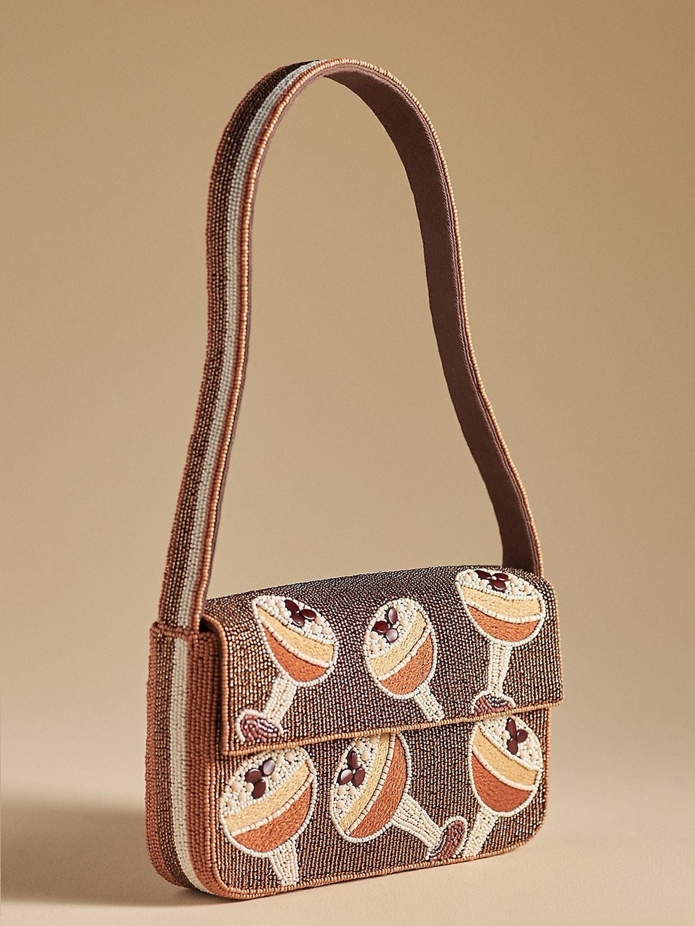 NWT Sold Out Anthropologie Fiona Espresso Martini Bag